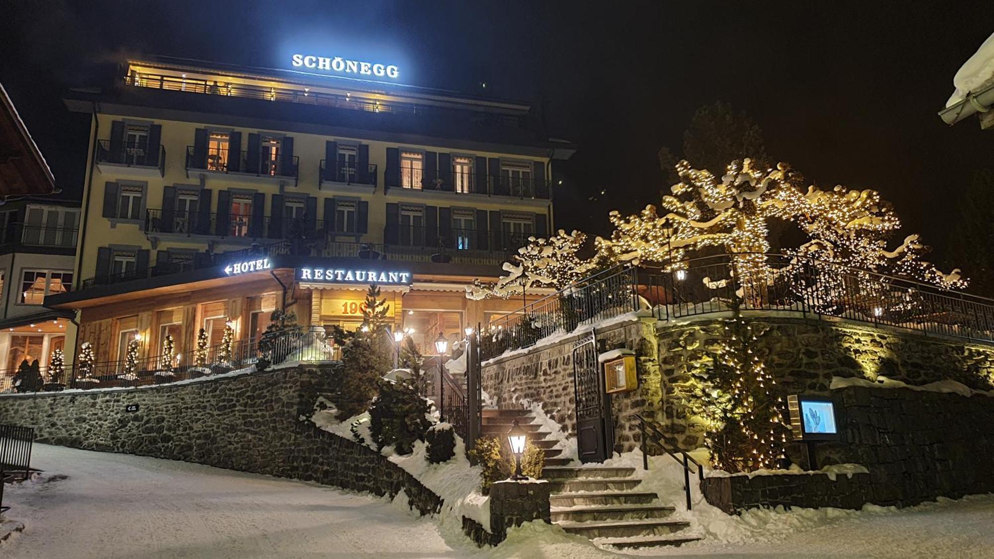 Hotel Schoenegg Wengen Luaran gambar
