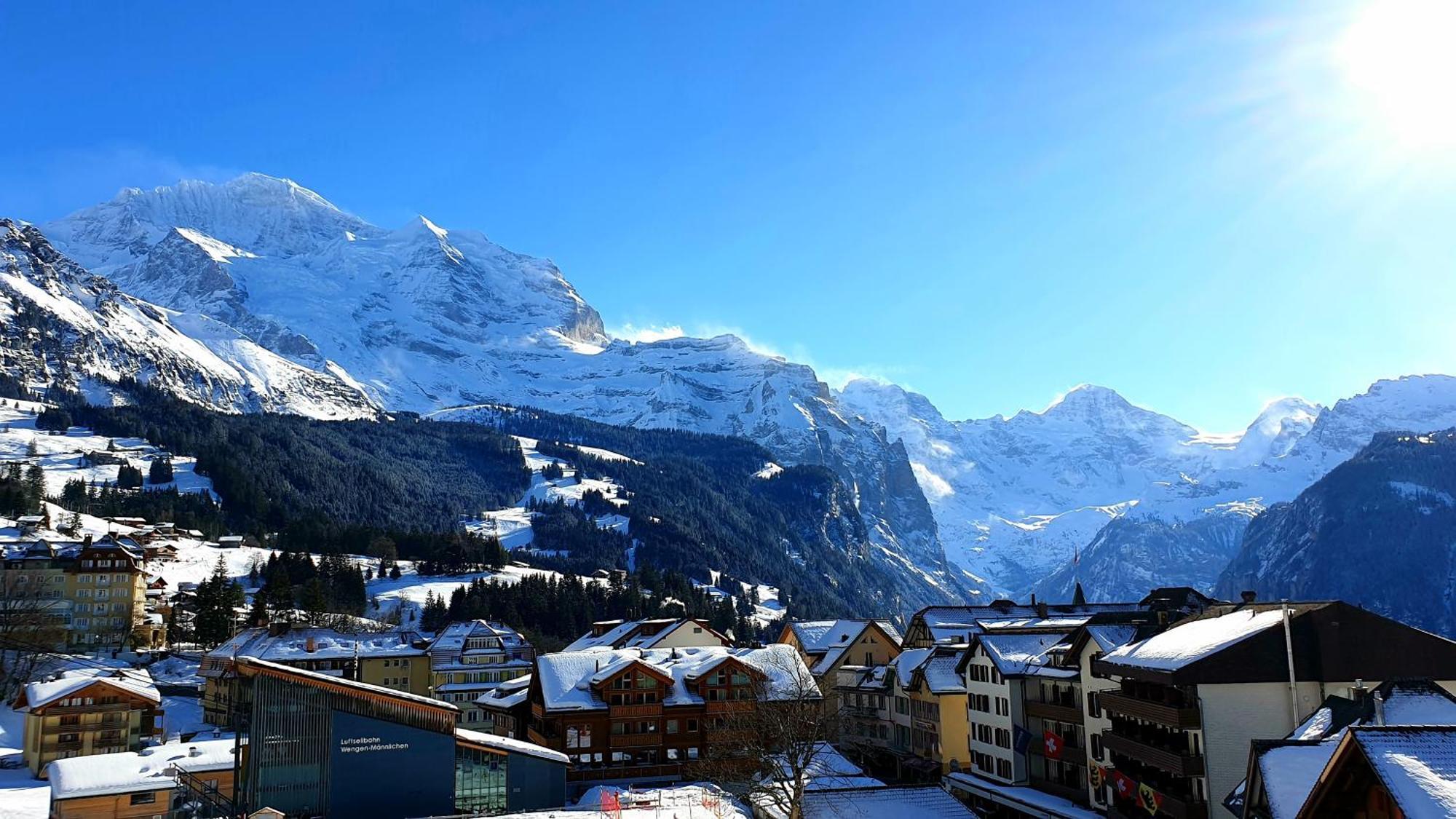 Hotel Schoenegg Wengen Luaran gambar
