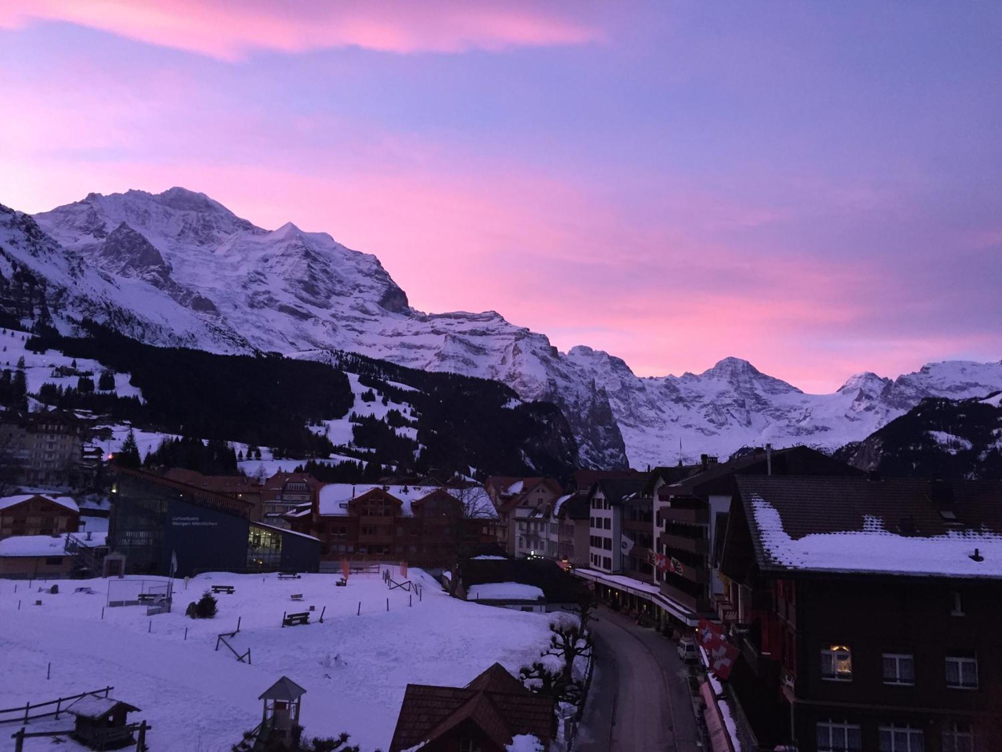 Hotel Schoenegg Wengen Luaran gambar