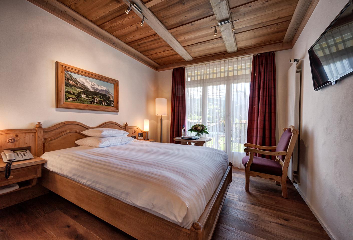 Hotel Schoenegg Wengen Bilik gambar