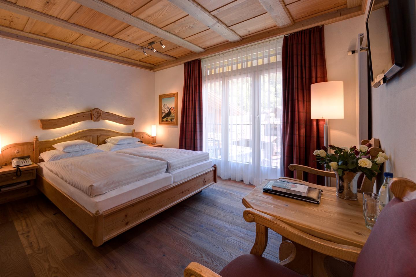 Hotel Schoenegg Wengen Bilik gambar